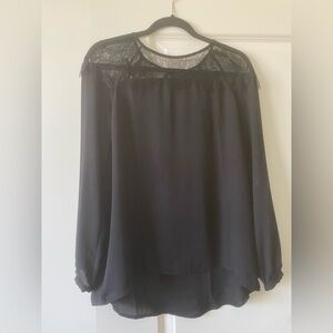 Apt. 9 Black Lace Blouse